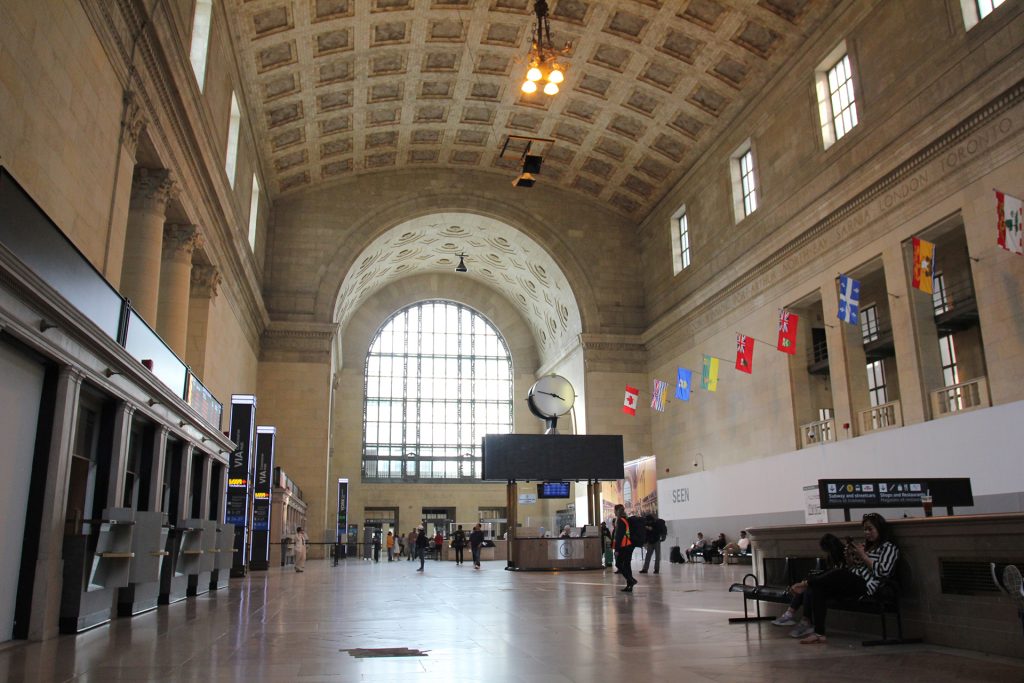 Historic Union Station in Downtown Toronto