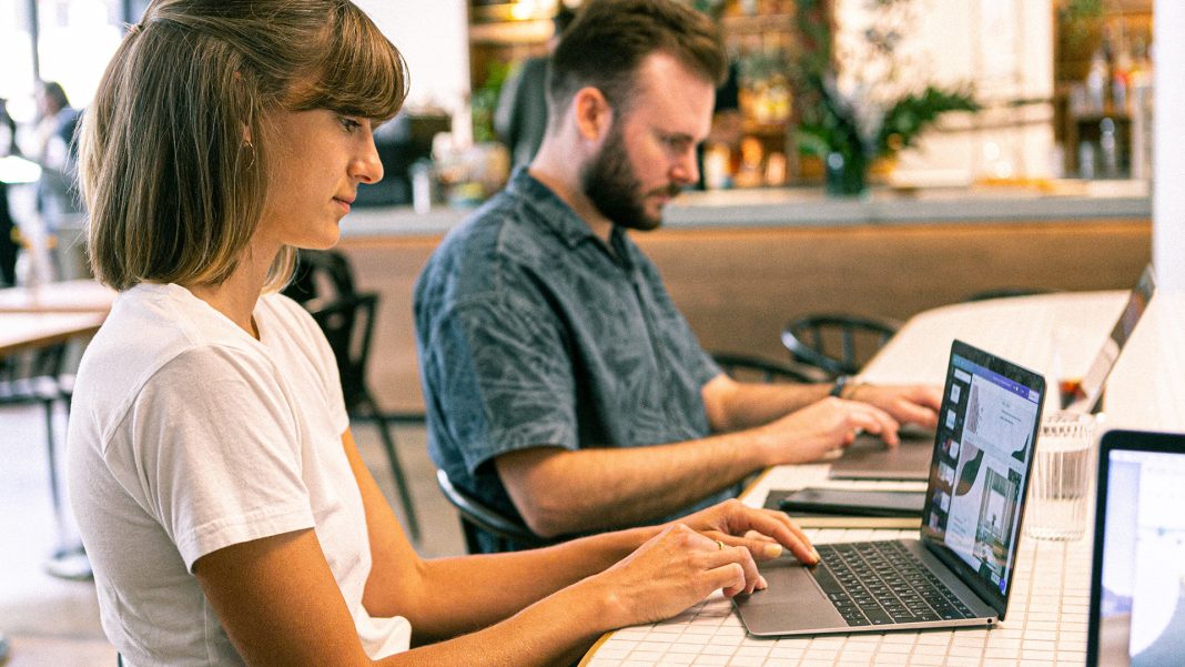 Man and woman Web designers in Toronto